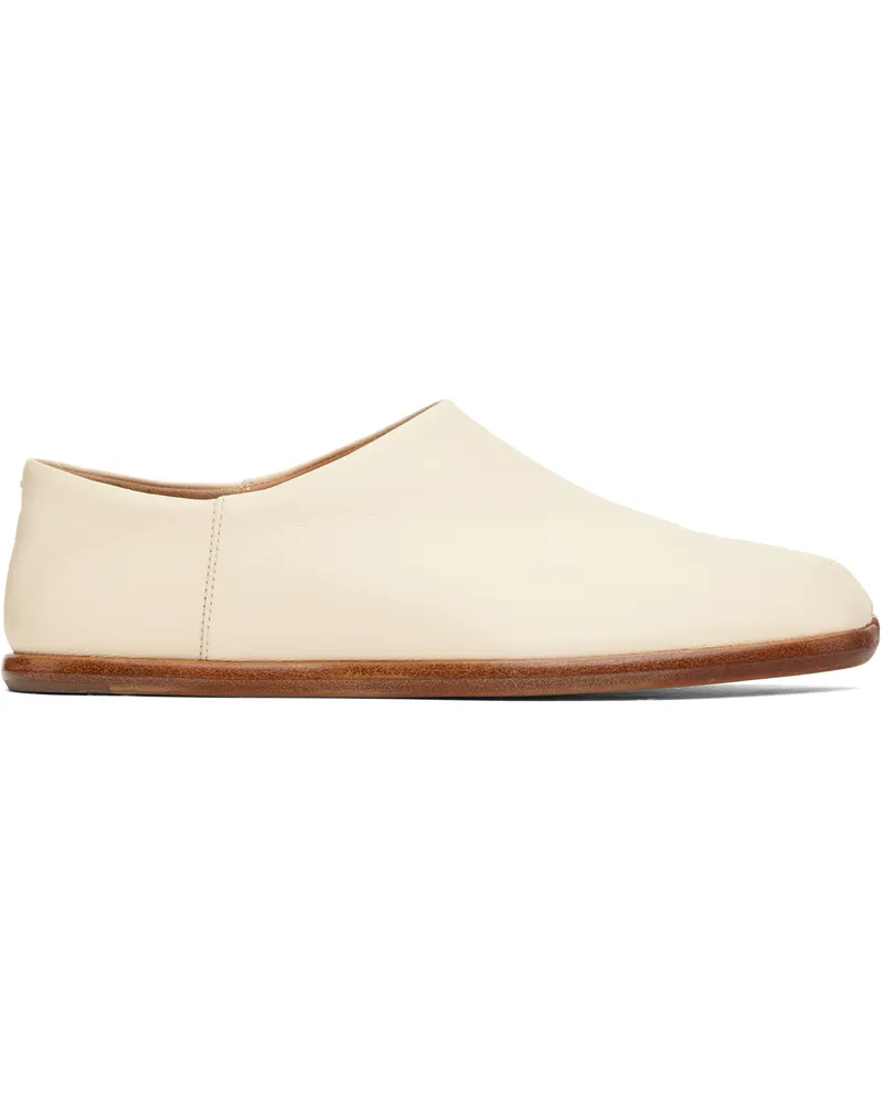 Maison Margiela Off-White Tabi Babouches Loafers T1003