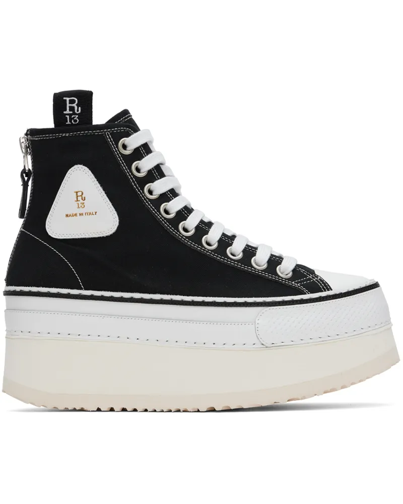 R13 Black Courtney Sneakers Black