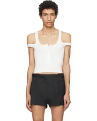 K.NGSLEY White 2-Way Tank Top 01bc