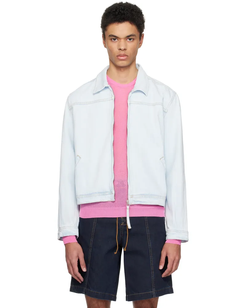 GIMAGUAS Blue Charlie Denim Jacket Washed