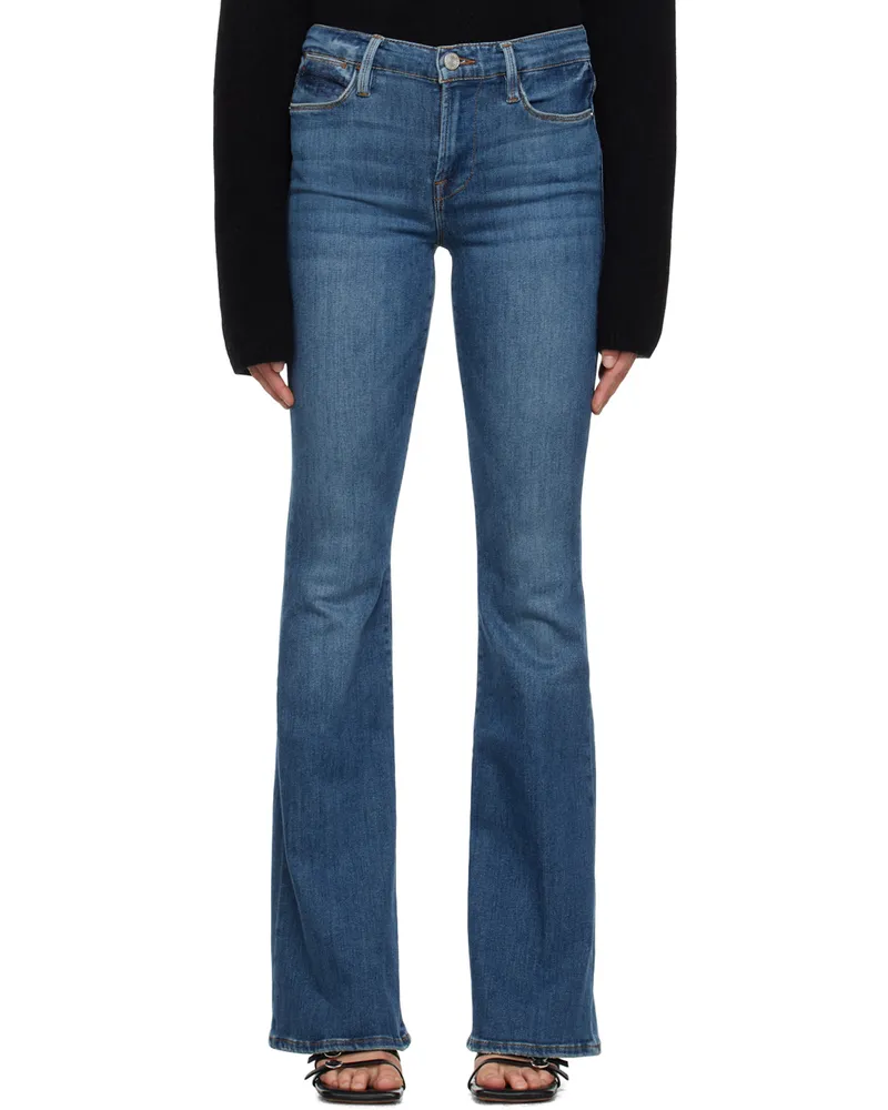 Frame Denim Blue 'Le High Flare' Jeans Bestia