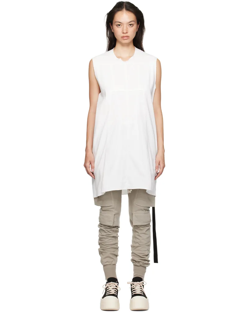 DRKSHDW by Rick Owens White Luxor SL Tank Top 11