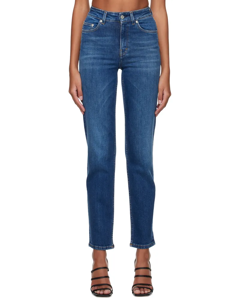 Won Hundred Blue Straight Jeans Lounge