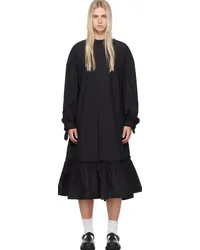 YMC Black Rushmore Midi Dress 01-black