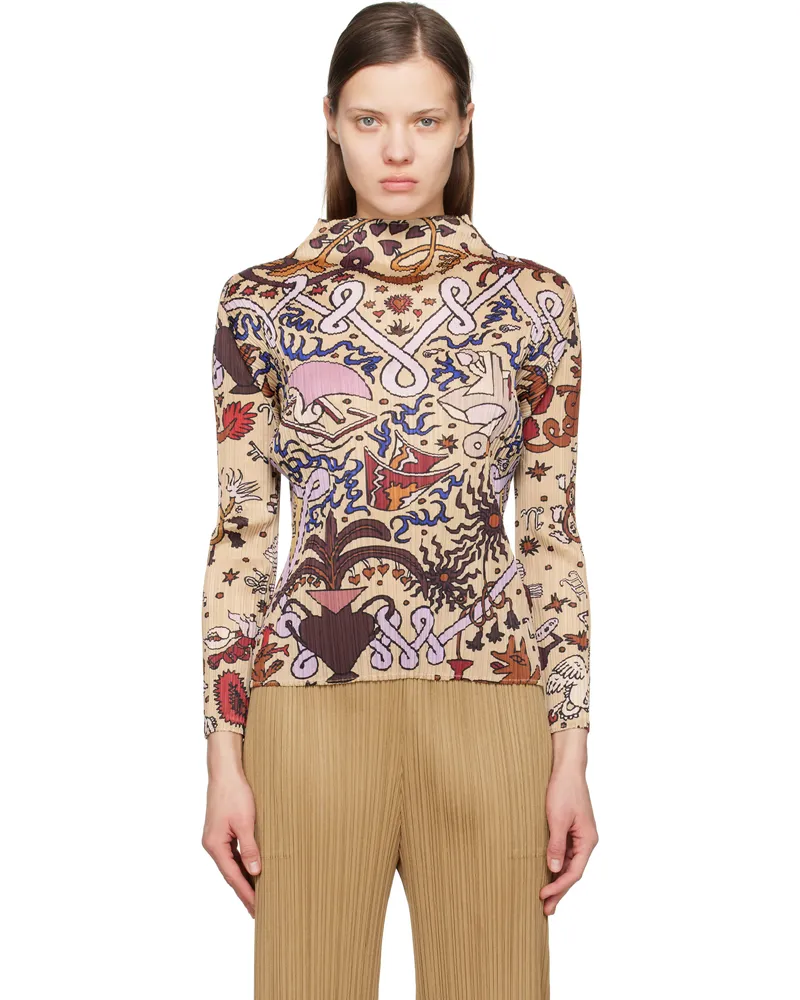 Issey Miyake Multicolor Interplanetary Top 42