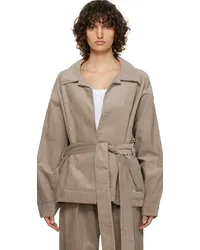 Deiji Studios Taupe 'The Cord House' Robe Stone