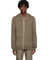 DRKSHDW by Rick Owens Gray Garment-Dyed Hoodie Dust