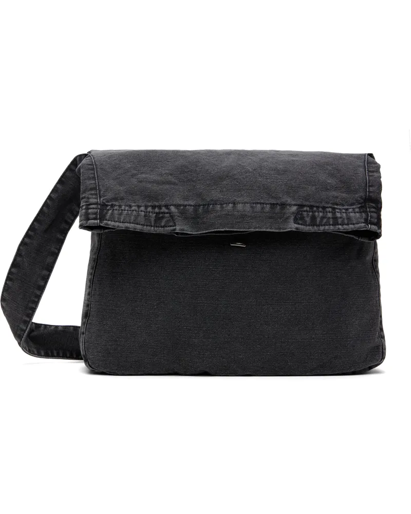 Our Legacy Gray Sling Bag Black
