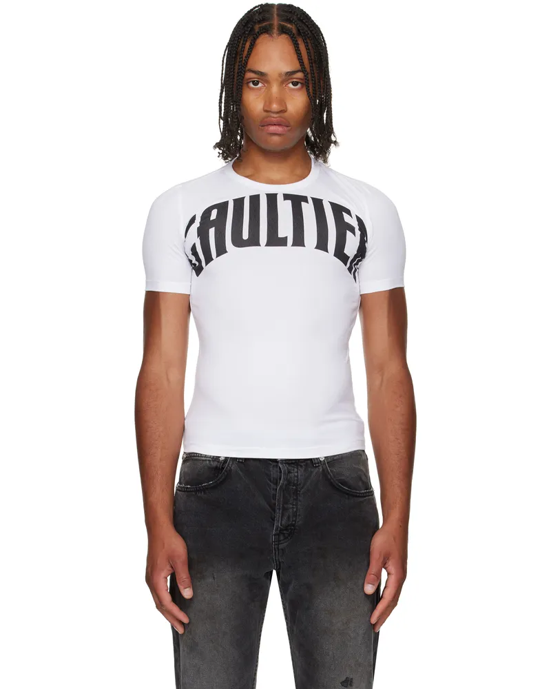 Jean Paul Gaultier White 'The Gaultier' T-shirt 0100-white