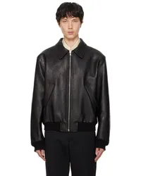 RECTO Black Ben Leather Jacket Black