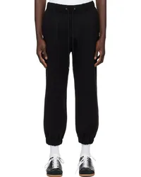 ATON Black Zero Tsuri Urake Sweatpants Black