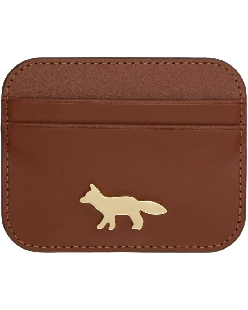 Kitsuné Brown Edie Card Holder P280
