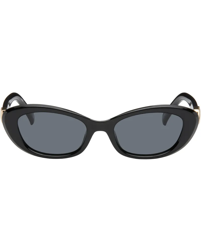 Le Specs Black 'The Whisperer' Sunglasses Black