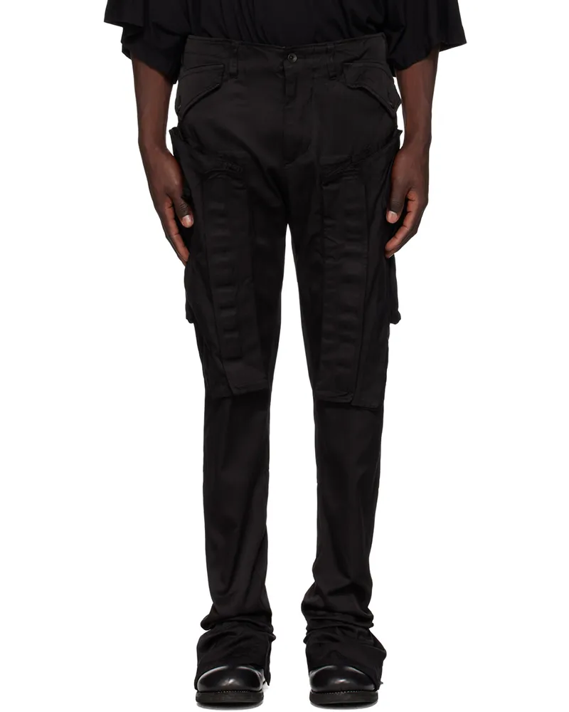 Julius Black Gas Mask Cargo Pants Black