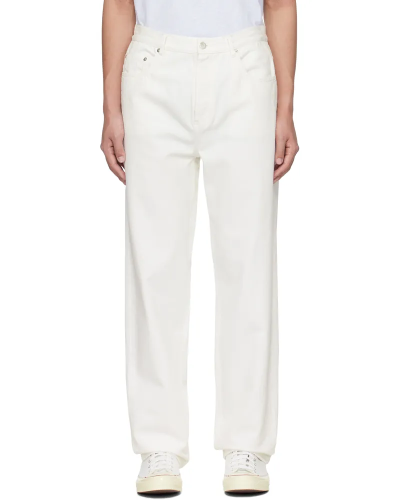 A.P.C. Off-White Fairfax Jeans Aab