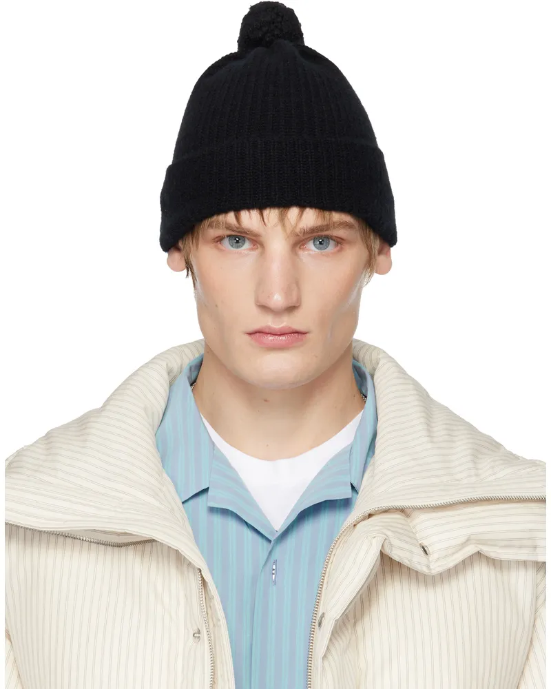 TEKLA SSENSE Exclusive Black AURALEE Edition Night Knit Beanie Top