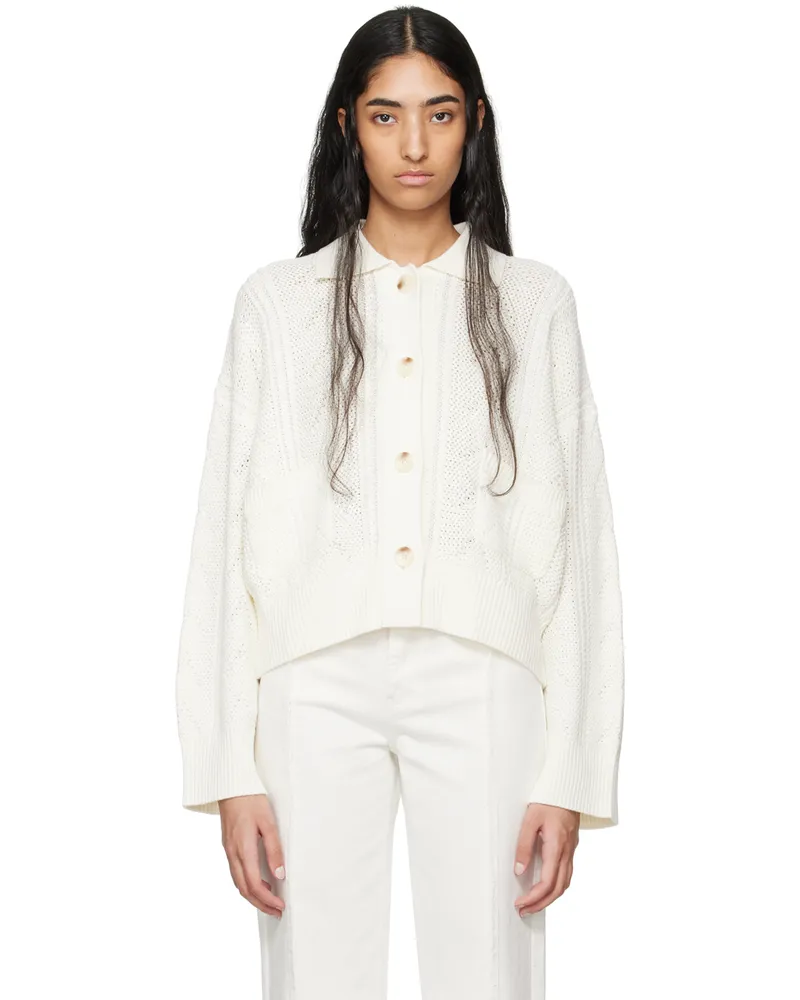 Holzweiler Off-White Serena Cardigan White