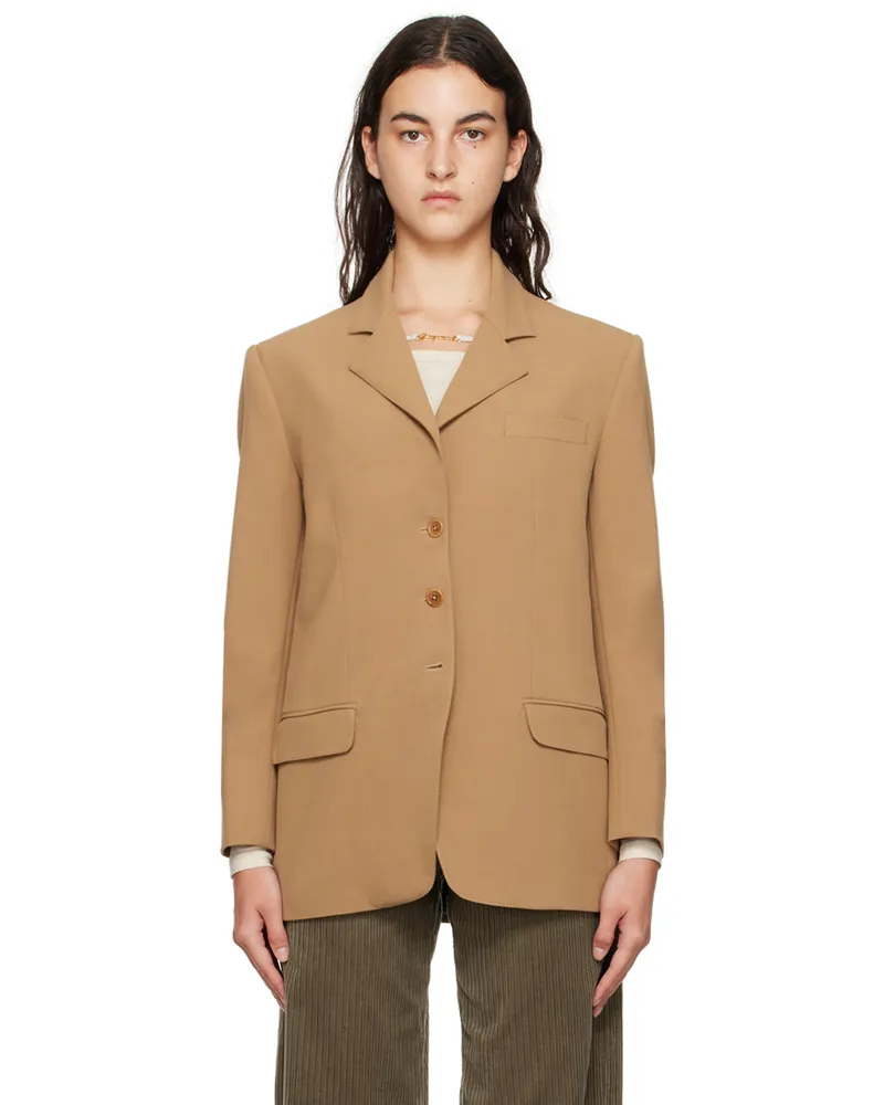 Beaufille Tan Saville Blazer Camel