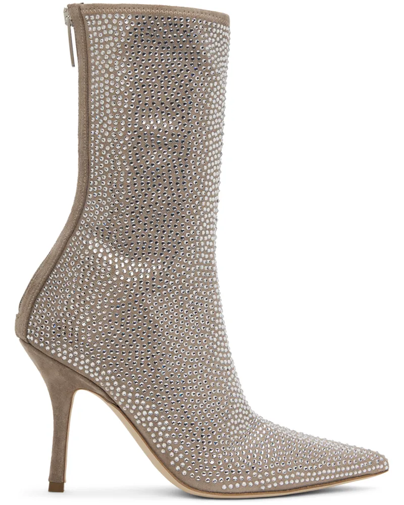 Paris Texas Taupe Holly Mama Boots Smoky