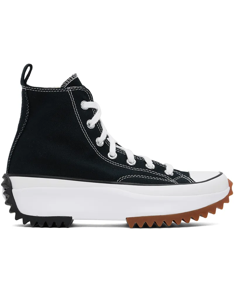 Converse Black Run Star Hike High Top Sneakers Black