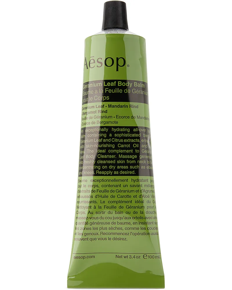 Aesop Geranium Leaf Body Balm Moisturizer, 100 mL -