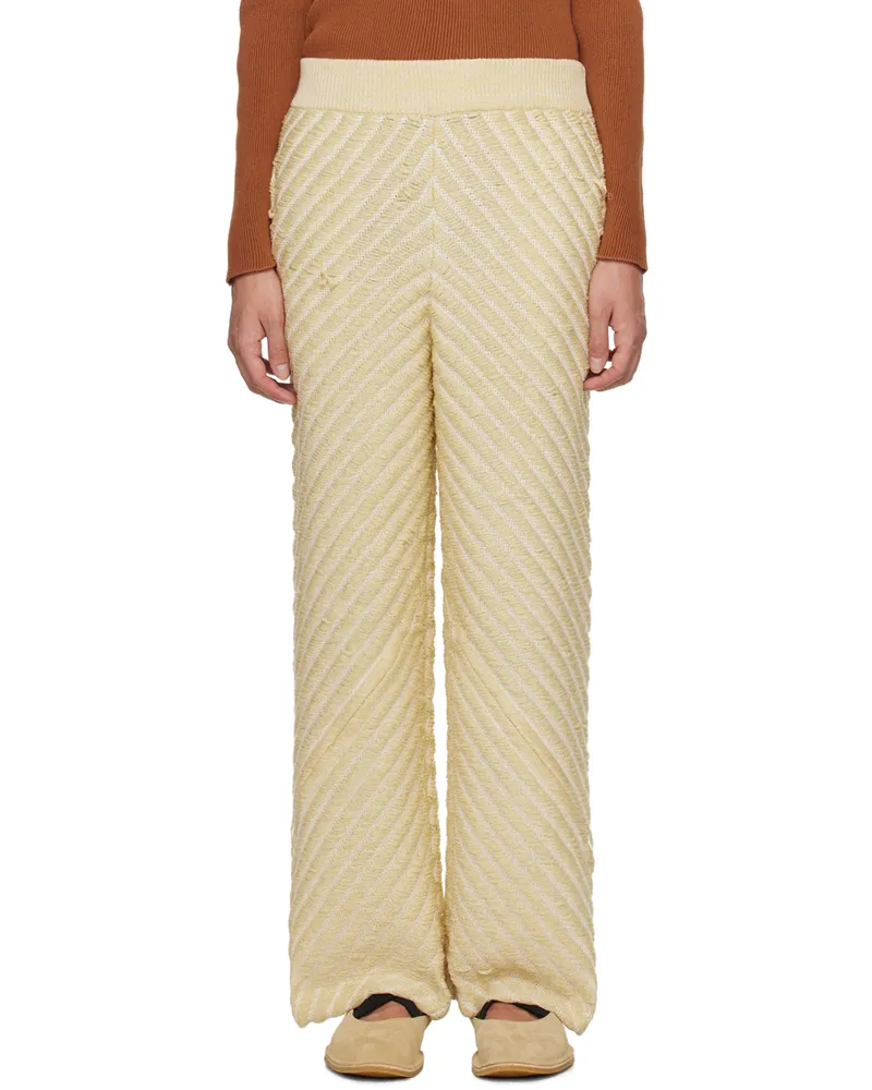 Isa Boulder SSENSE Exclusive Beige Trousers Oatmeal
