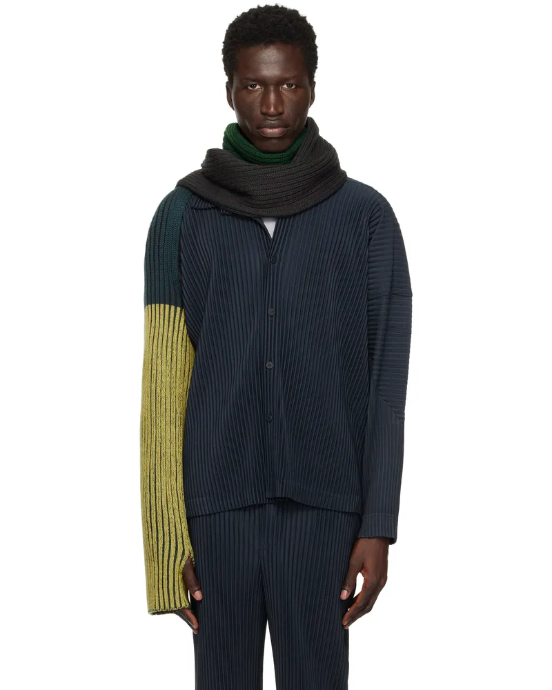 Issey Miyake Multicolor Ronan Bouroullec Edition RB_Drawing Scarf 52-yellow