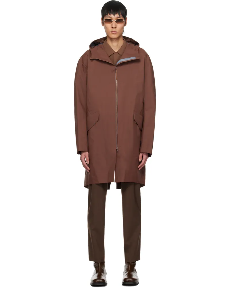 Arc'teryx Brown Monitor Coat Ganache