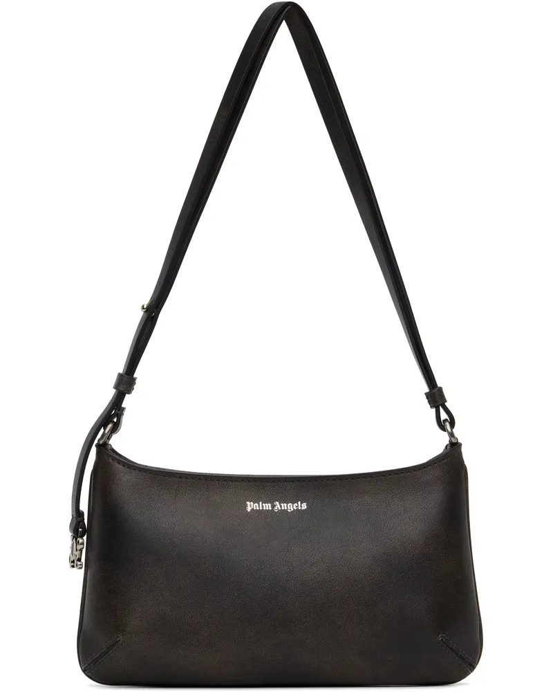 Palm Angels Brown Vintage Leather Giorgina Bag Dark