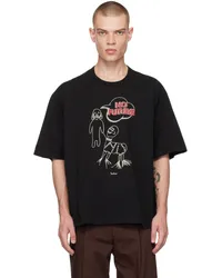 kolor Black Graphic T-Shirt D-black