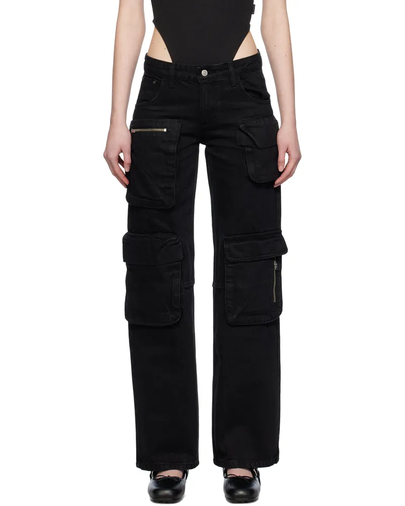 OPEN YY Black Faded Jeans Black