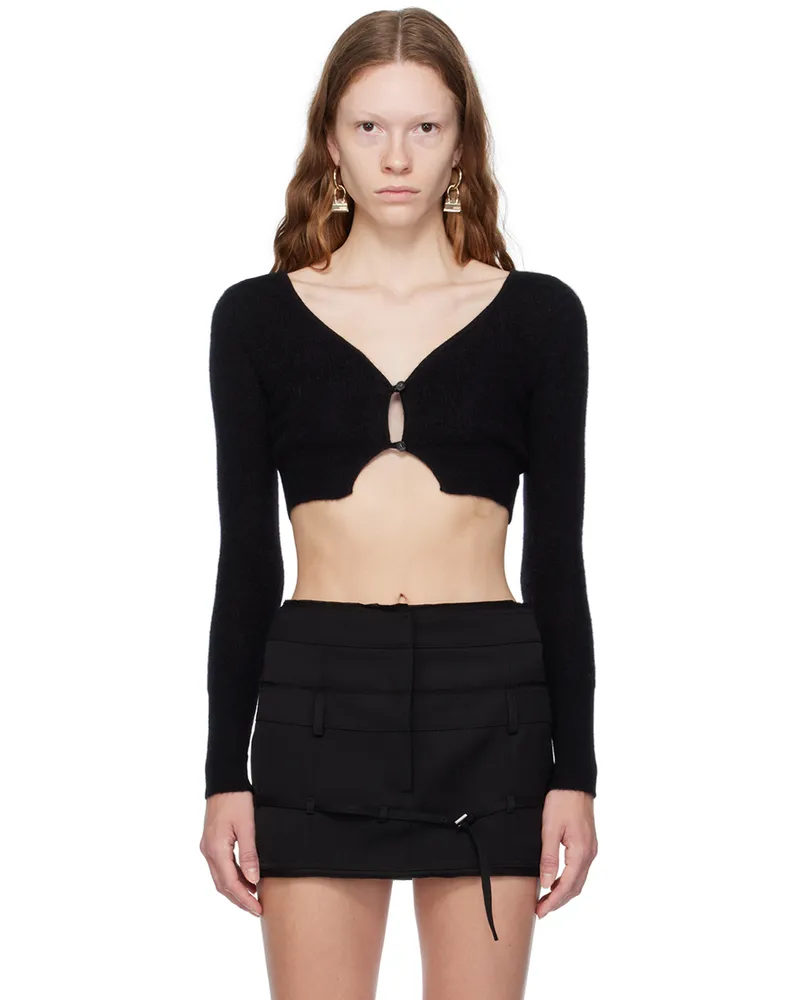 Jacquemus Black Le Papier 'Le Cardigan Alzou' Cardigan 990