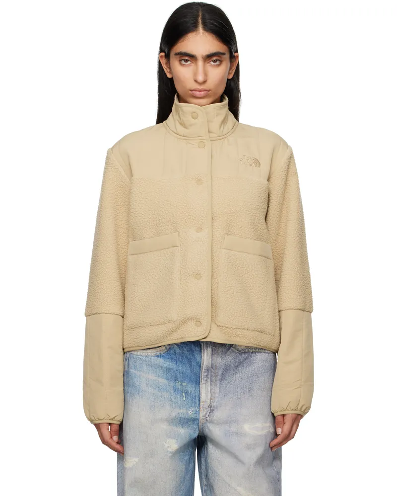 The North Face Khaki Cragmont Fleece Jacket Lk5