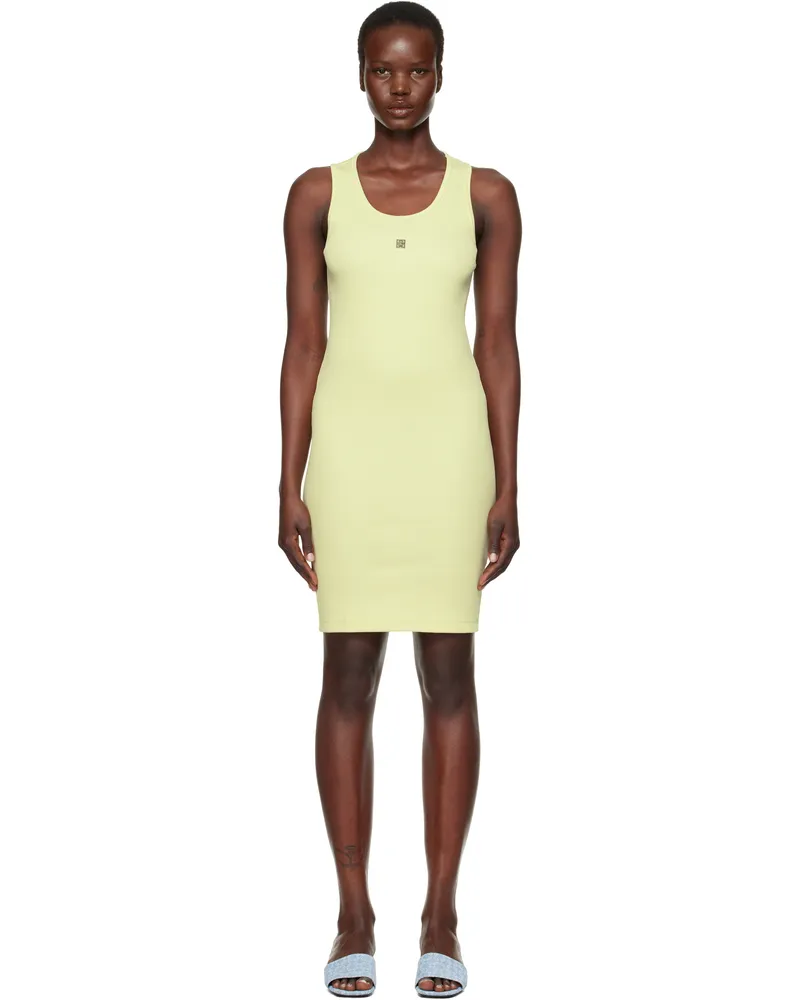 Givenchy Green 4G Tank Minidress 330-pale