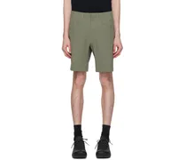 Khaki Voronoi Shorts