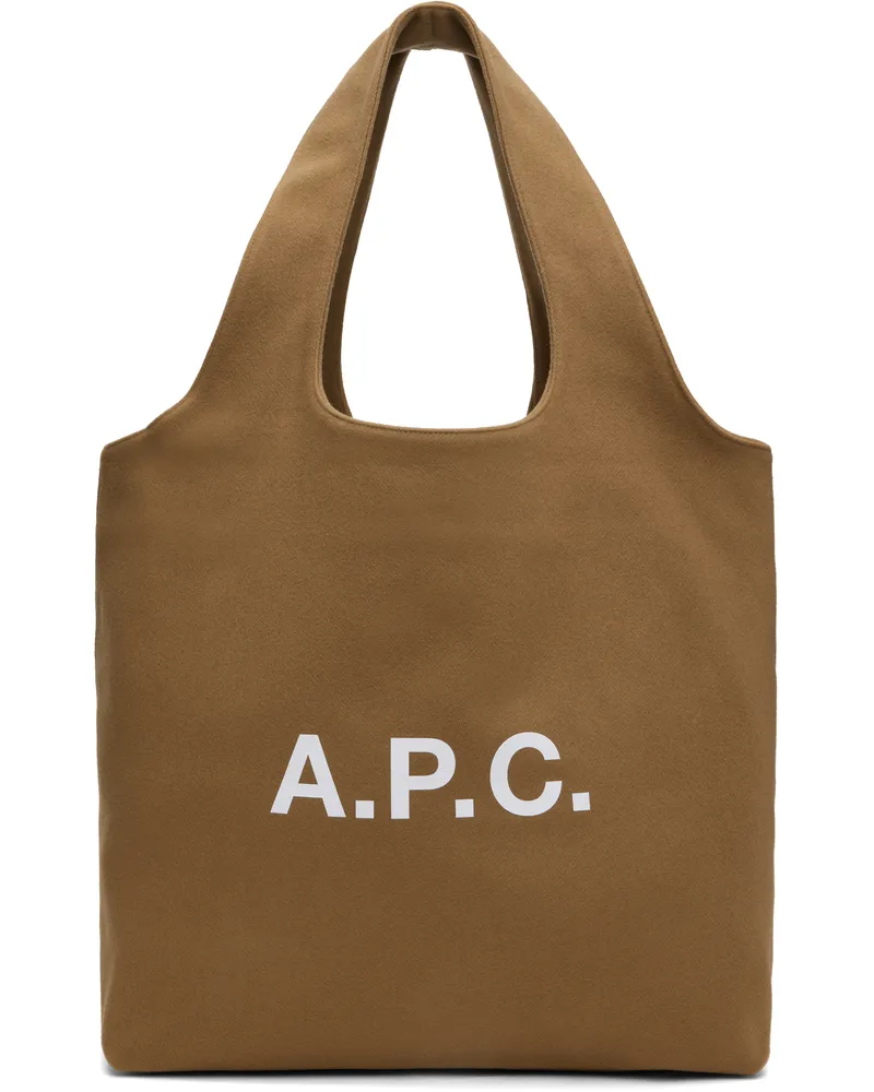 A.P.C. Tan Ninon Tote Cab