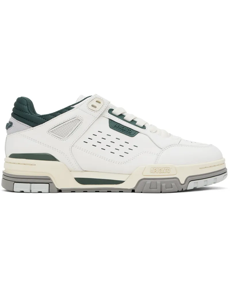 Axel Arigato White & Green Onyx Sneakers White
