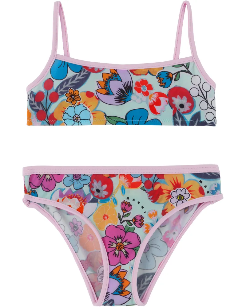 Marni Kids Multicolor Holiday Pattern Bikini 0m851