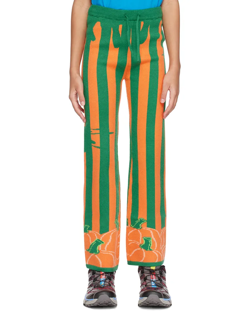 HELMSTEDT SSENSE Exclusive Kids Green & Orange Sweatpants Halloween