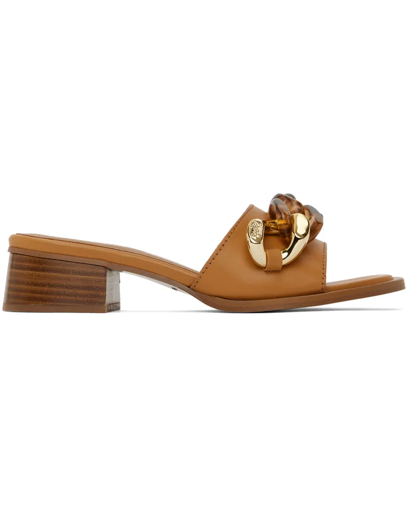 See by Chloé Tan Monyca Heeled Mules 553