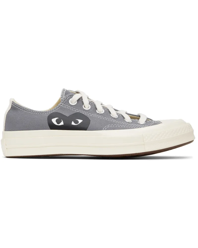 Comme des Garçons Grey Converse Edition Half Heart Chuck 70 Low Sneakers Grey
