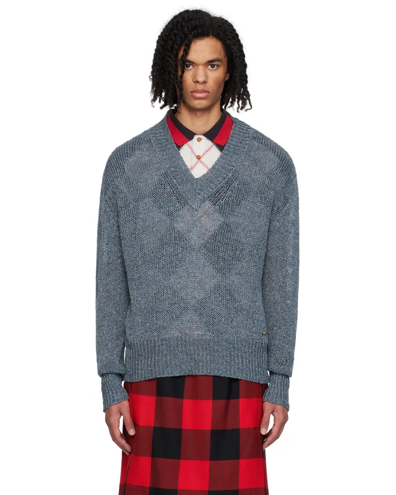 Vivienne Westwood Blue Alex Sweater Blue