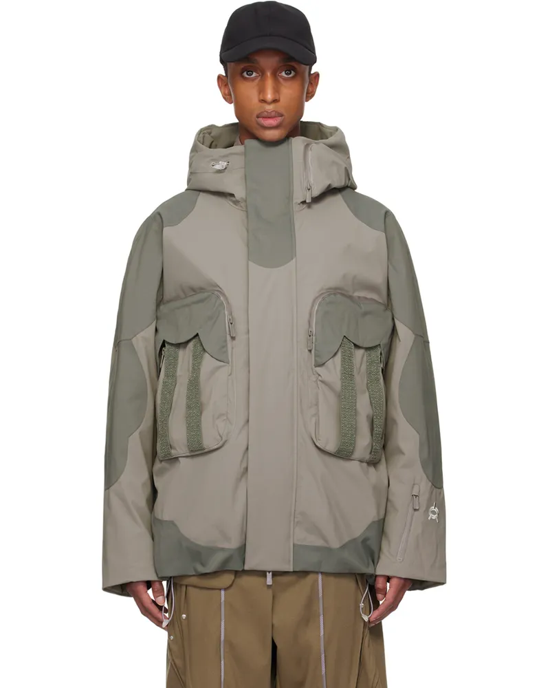 A. A. Spectrum Gray Dadao Padded Jacket Graphite