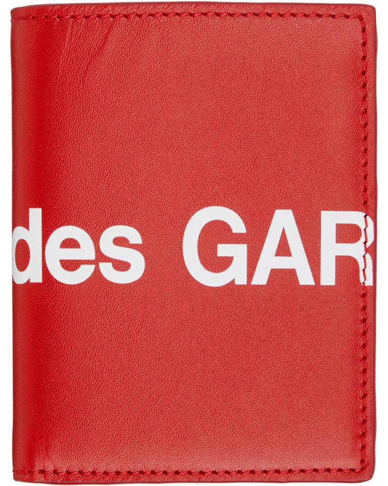 Comme des Garçons Red Huge Logo Group Wallet 2