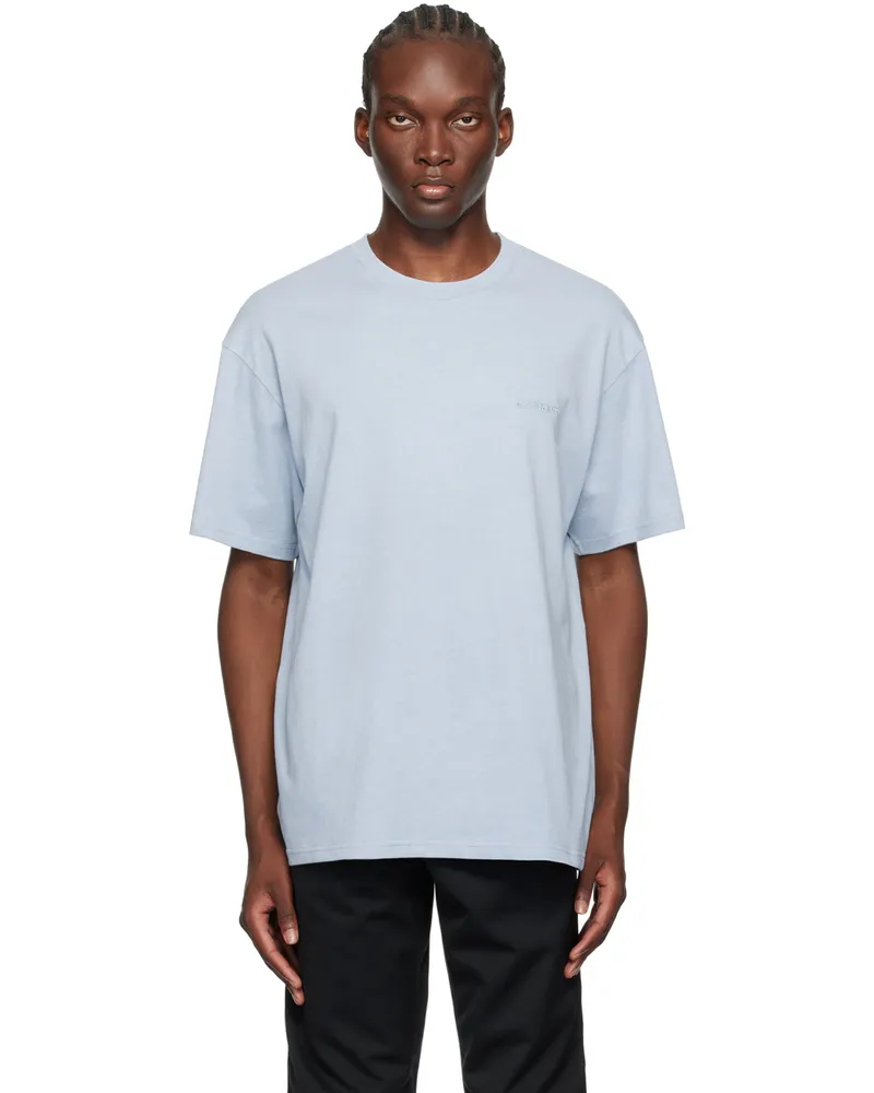 Carhartt WIP Blue Duster Script T-Shirt Gd