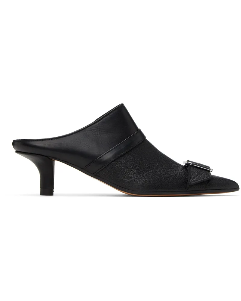 Maison Margiela Black Buckle Loafers T8013