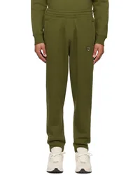 Kitsuné Khaki Bold Fox Head Comfort Sweatpants Pmilitary