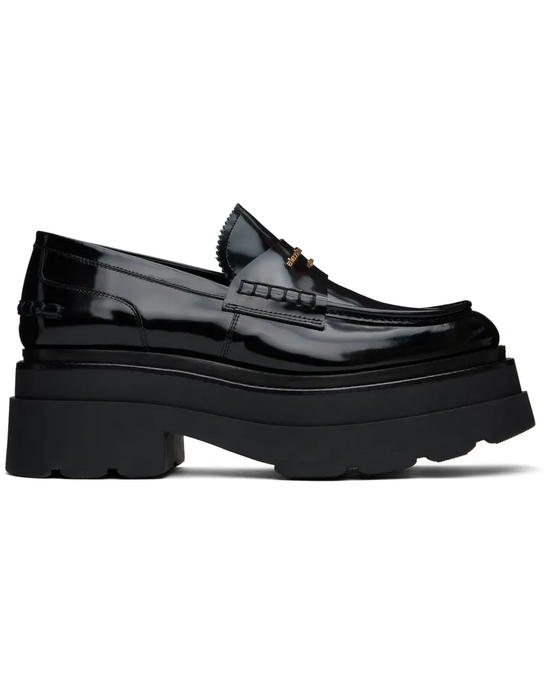 Alexander Wang Black Carter Platform Loafers Black