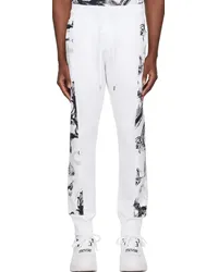 Versace Jeans White Watercolour Couture Sweatpants Ewhite