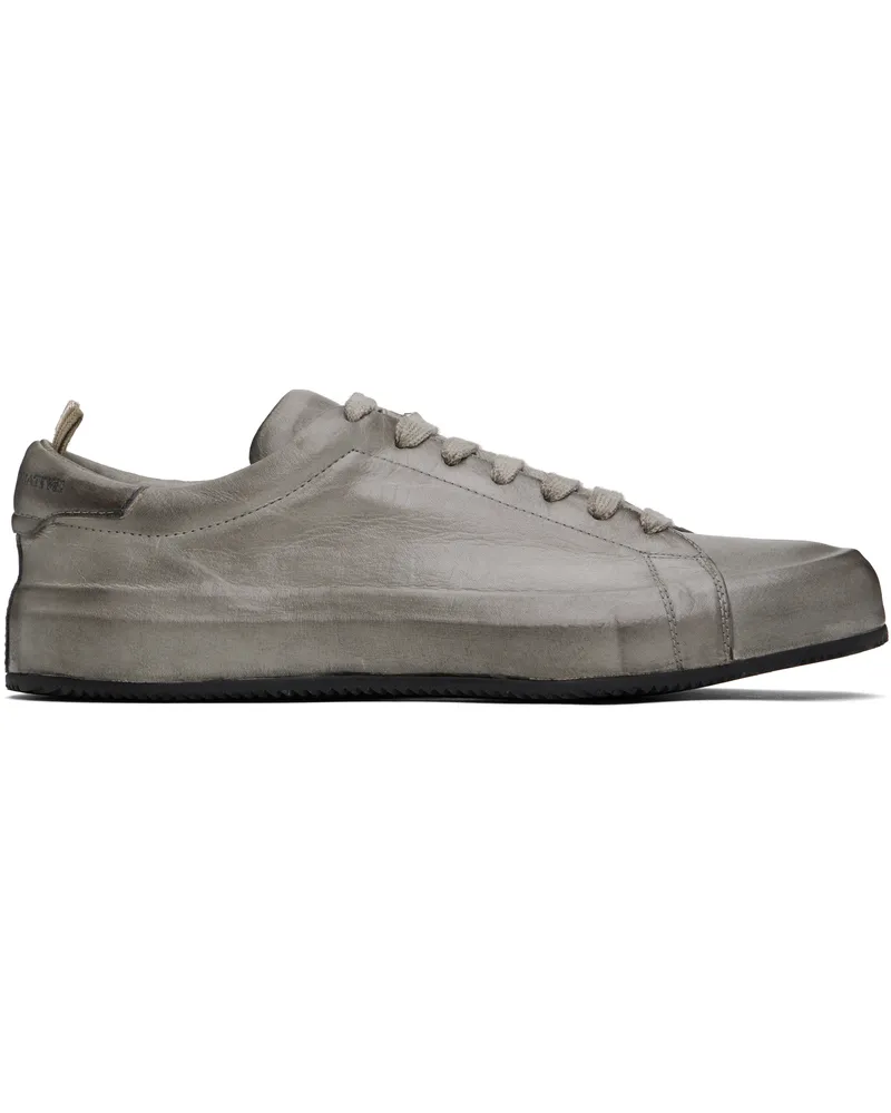 Officine Creative Italia Gray Easy DD 001 Sneakers Grey